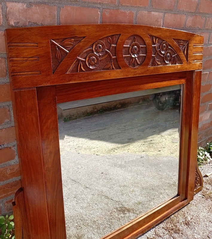 Restauro cornice specchio